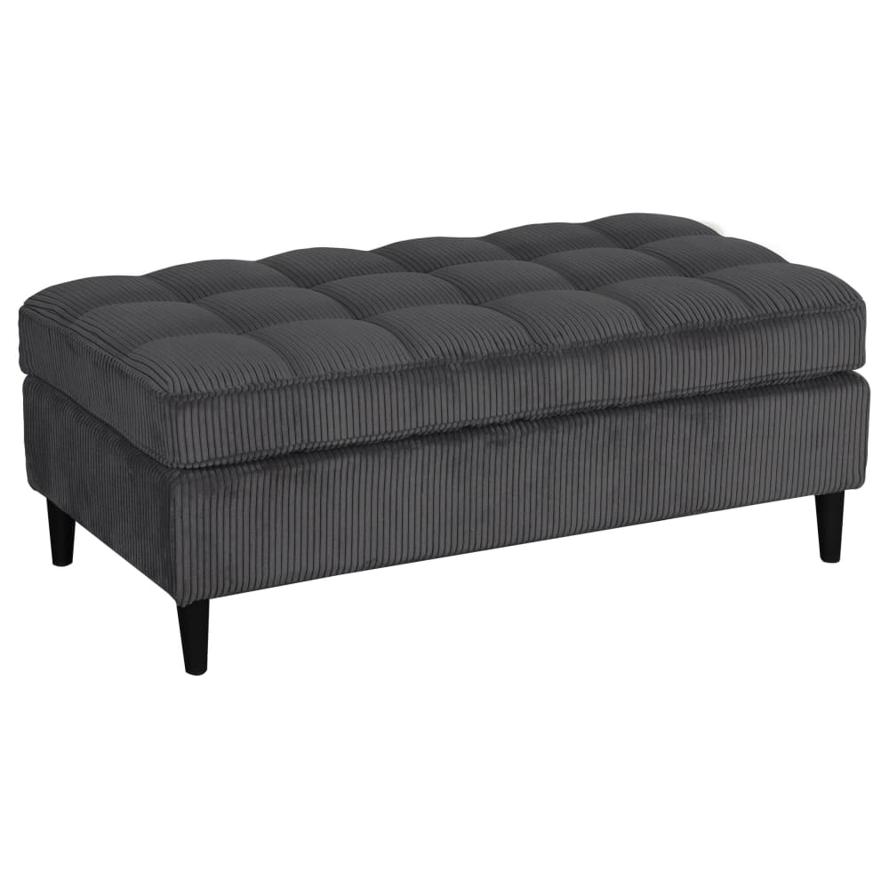 Pouf en anthracite en