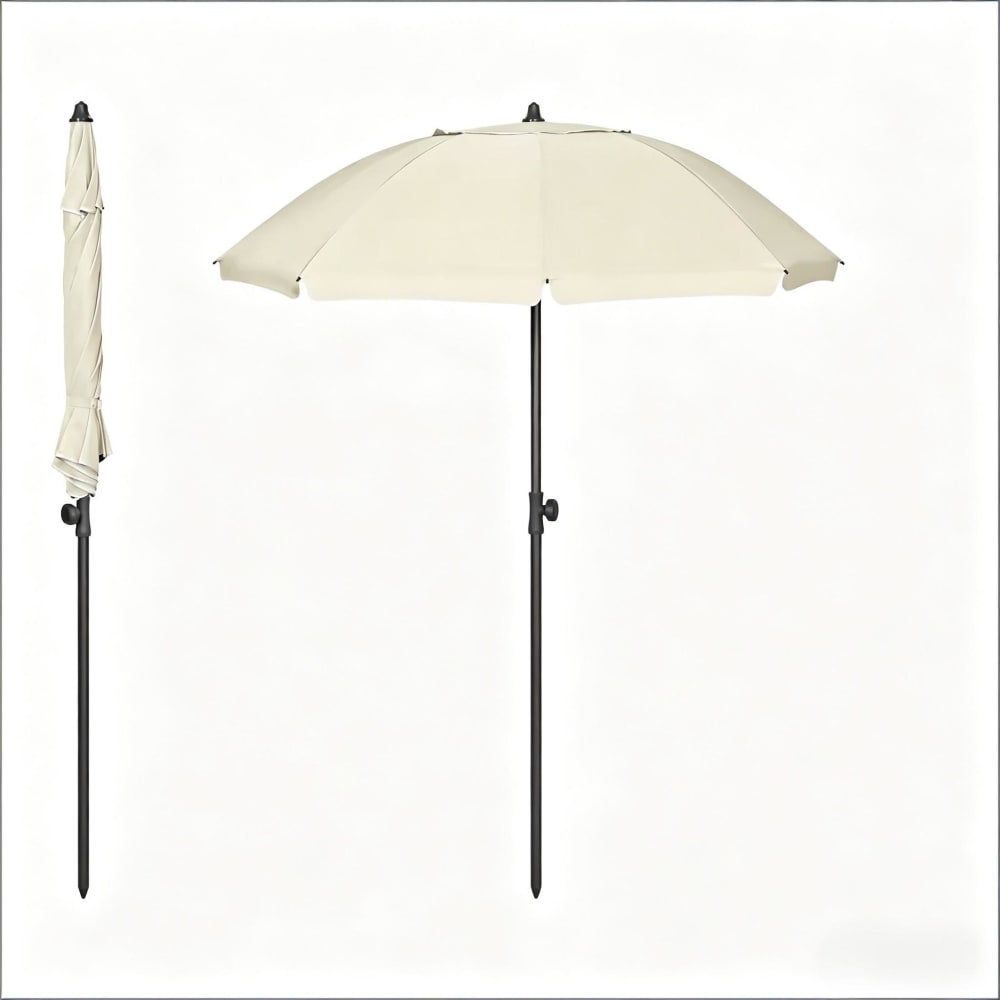 Parasol de plage en métal