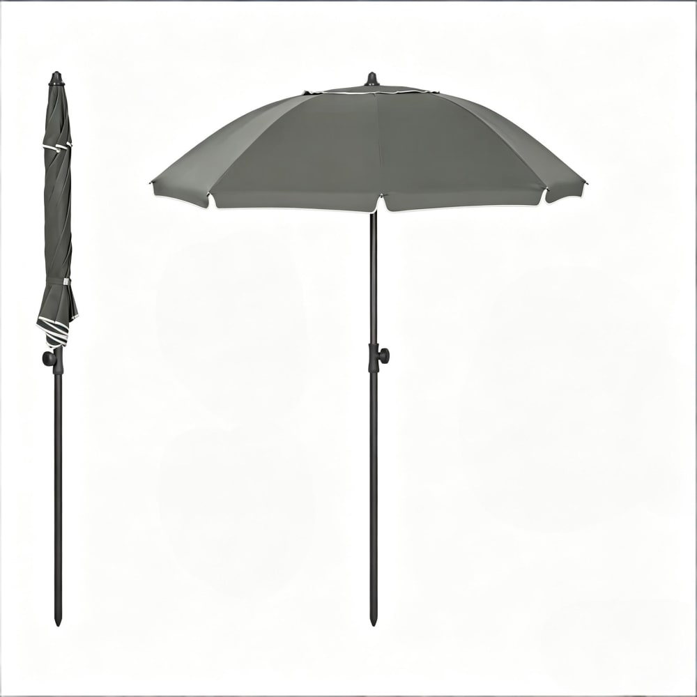 Parasol de plage en métal
