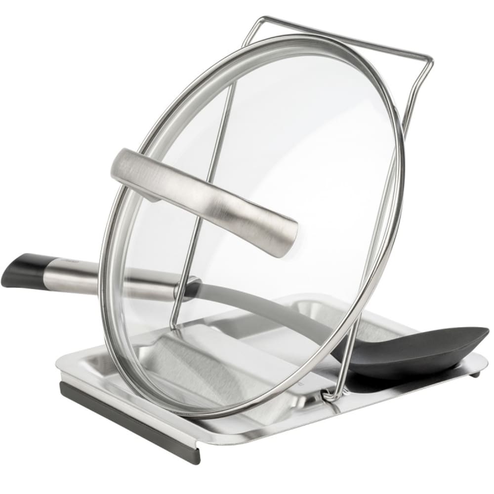 Support pour cuillère et couvercle en inox Support pour cuillère et couvercle en inox