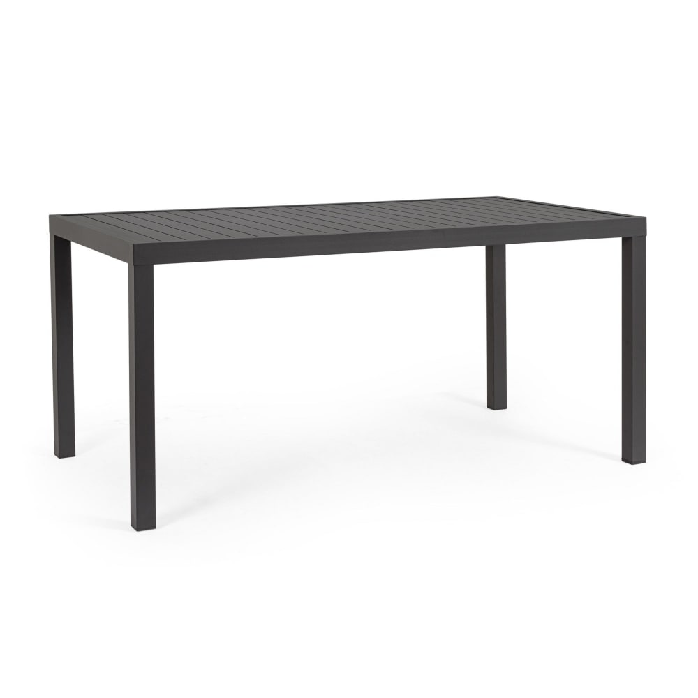 table de jardin en aluminium - anthracite