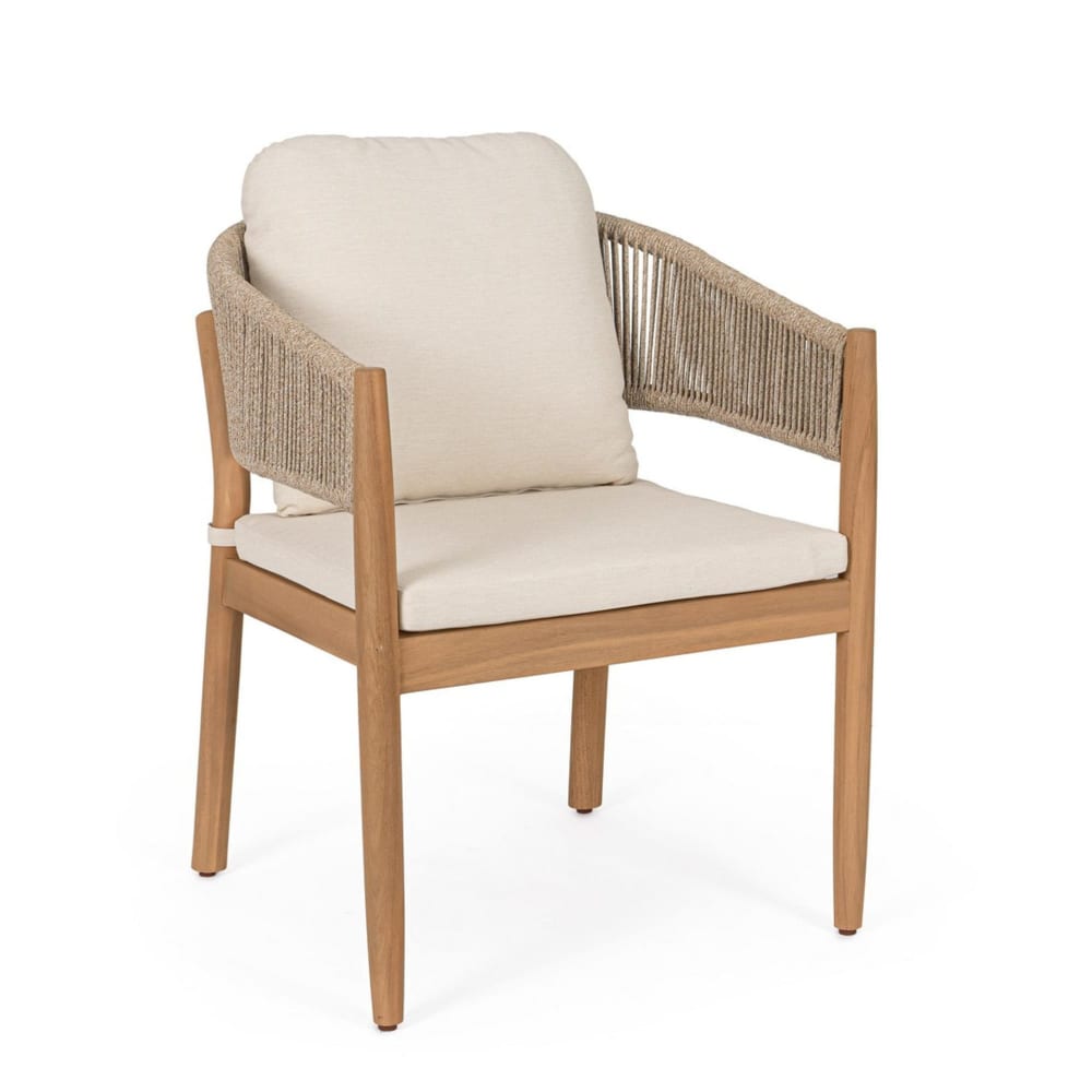 Lot de 2 chaises avec - corde