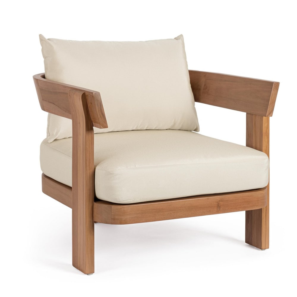 Fauteuil avec structure - teck
