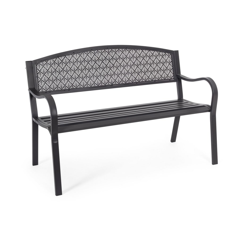 banc 2 places en acier