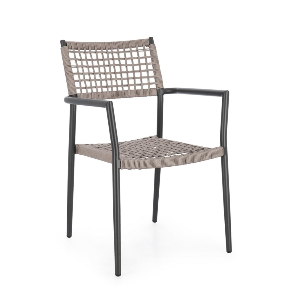 Lot de 4 chaises avec - accoudoirs
