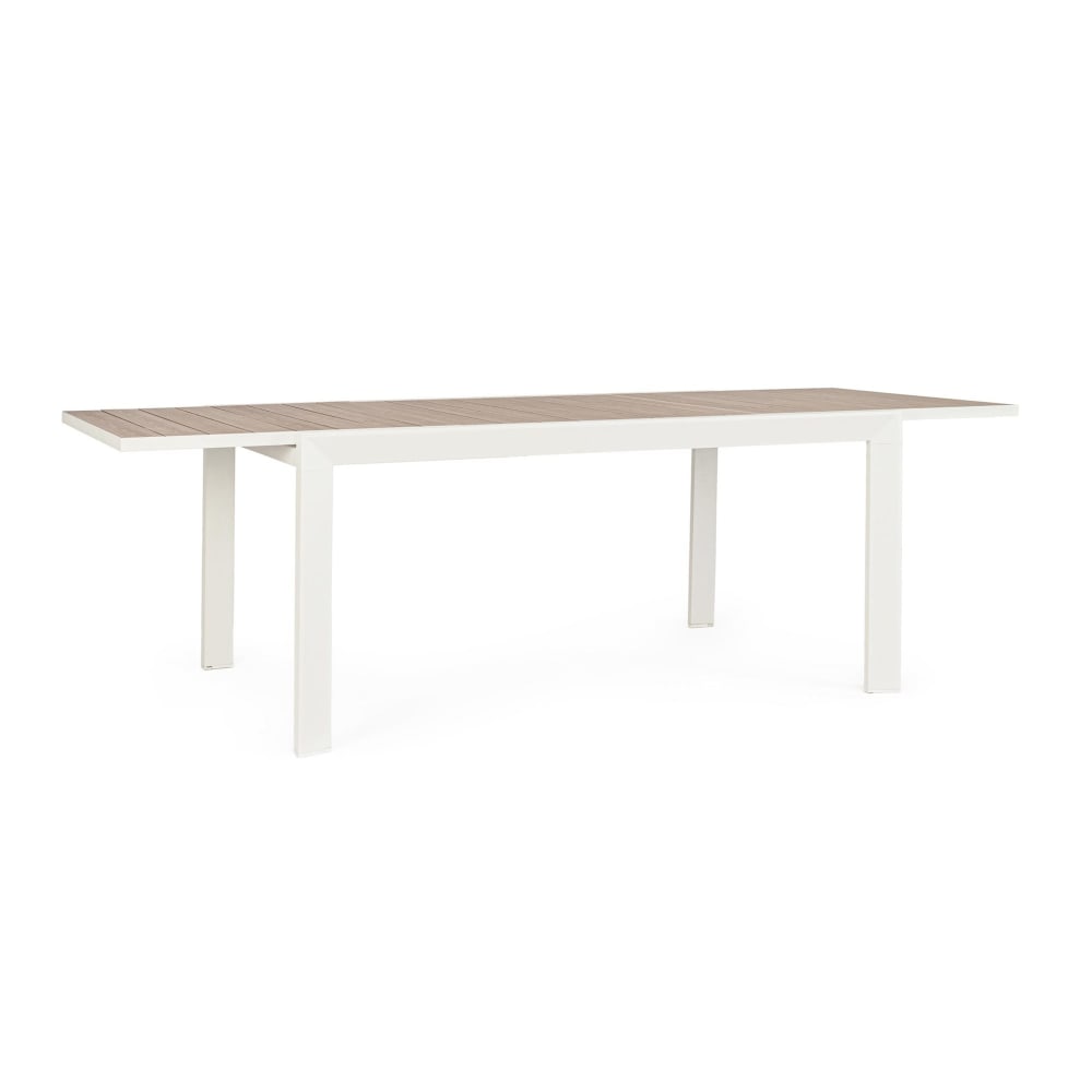 Table à rallonge effet - aluminium