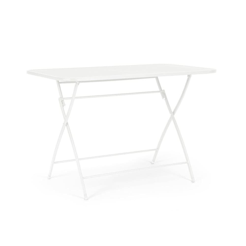 Table rectangulaire blanche