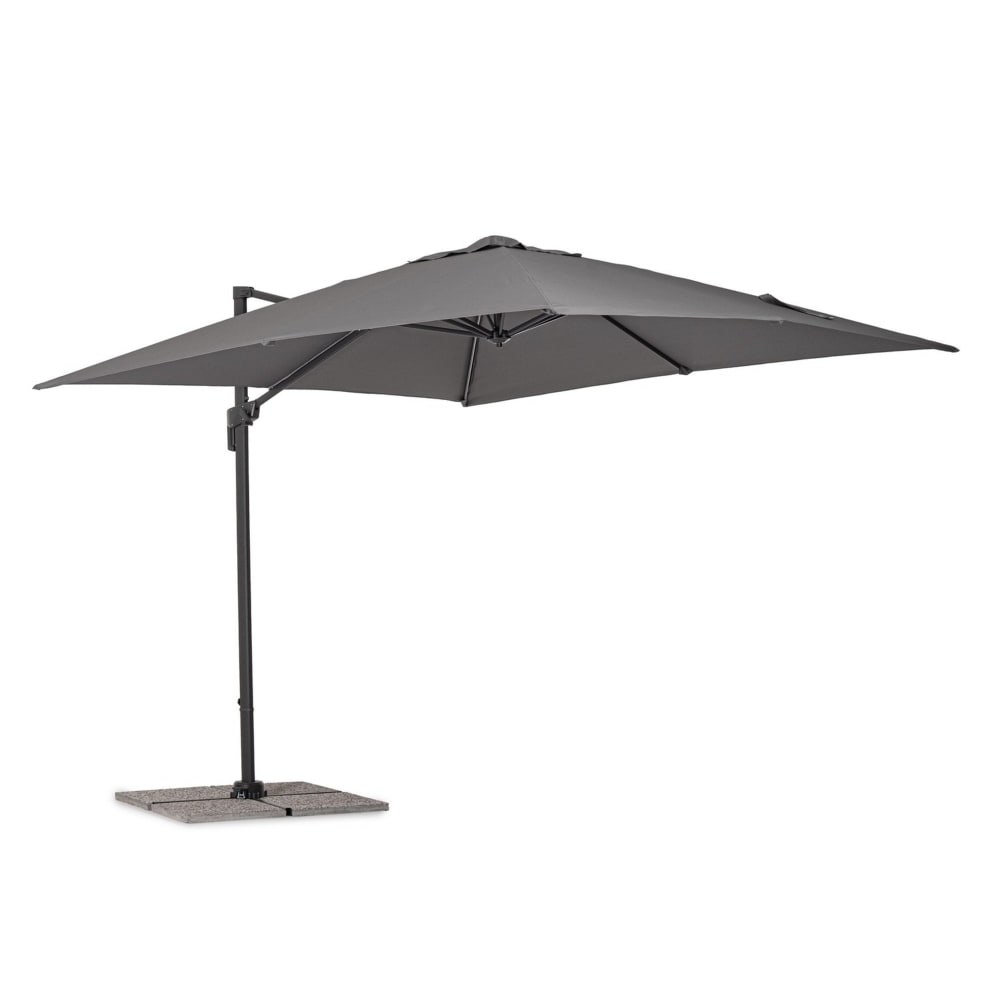 parasol à bras gris