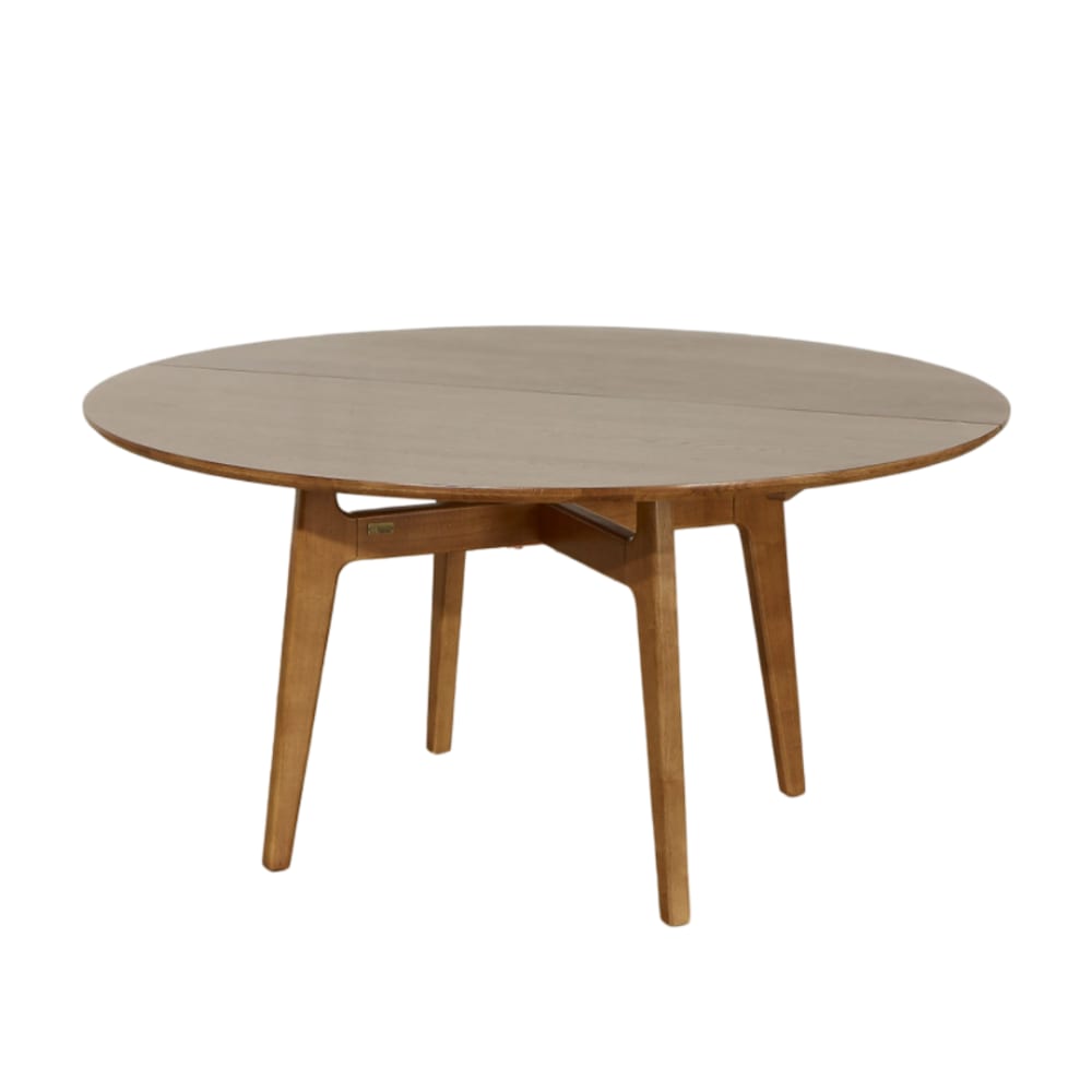 Robin des Bois Runder Esstisch im skandinavischen Stil, für 8 Personen Braun style industrial Braun Holz