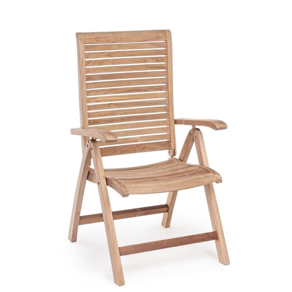 Fauteuil inclinable en - teck