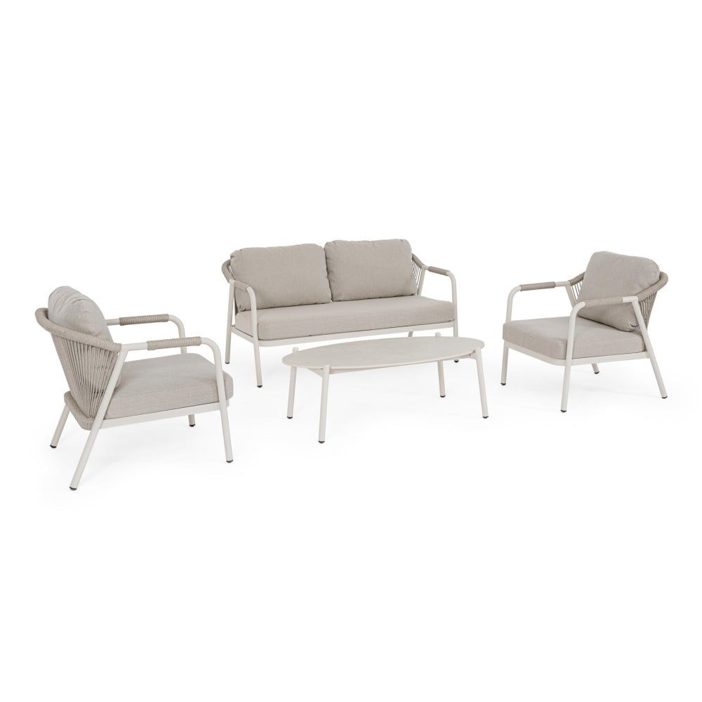 Salon de jardin avec - fauteuils