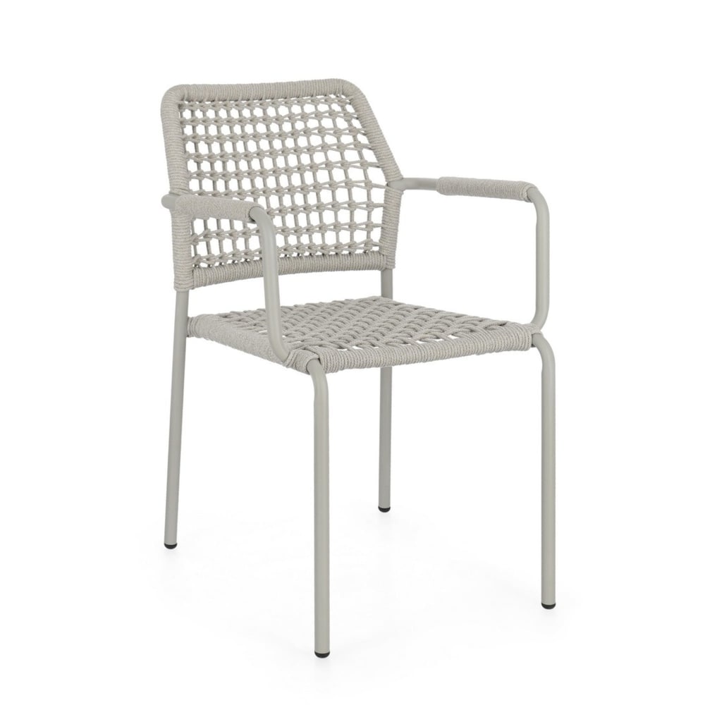 Lot de 4 chaises avec - accoudoirs