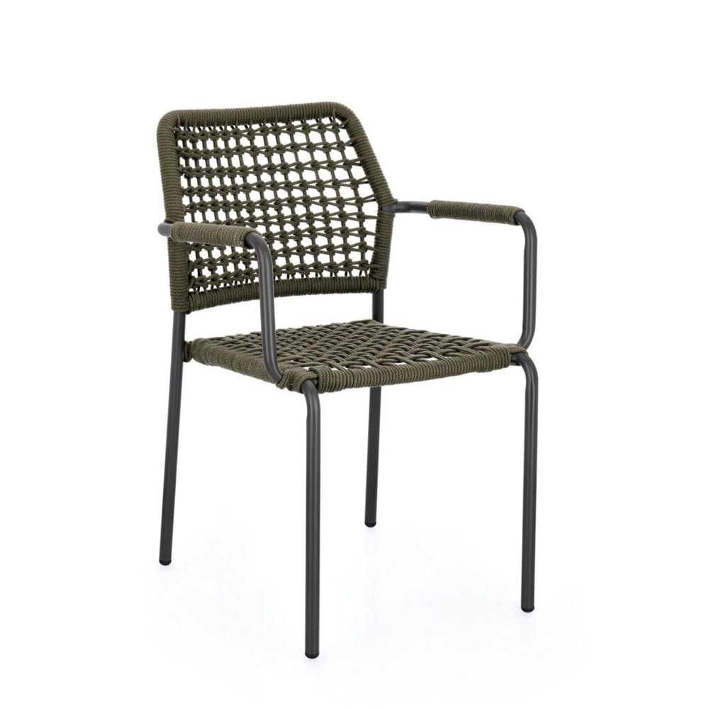 Lot de 4 chaises avec - accoudoirs