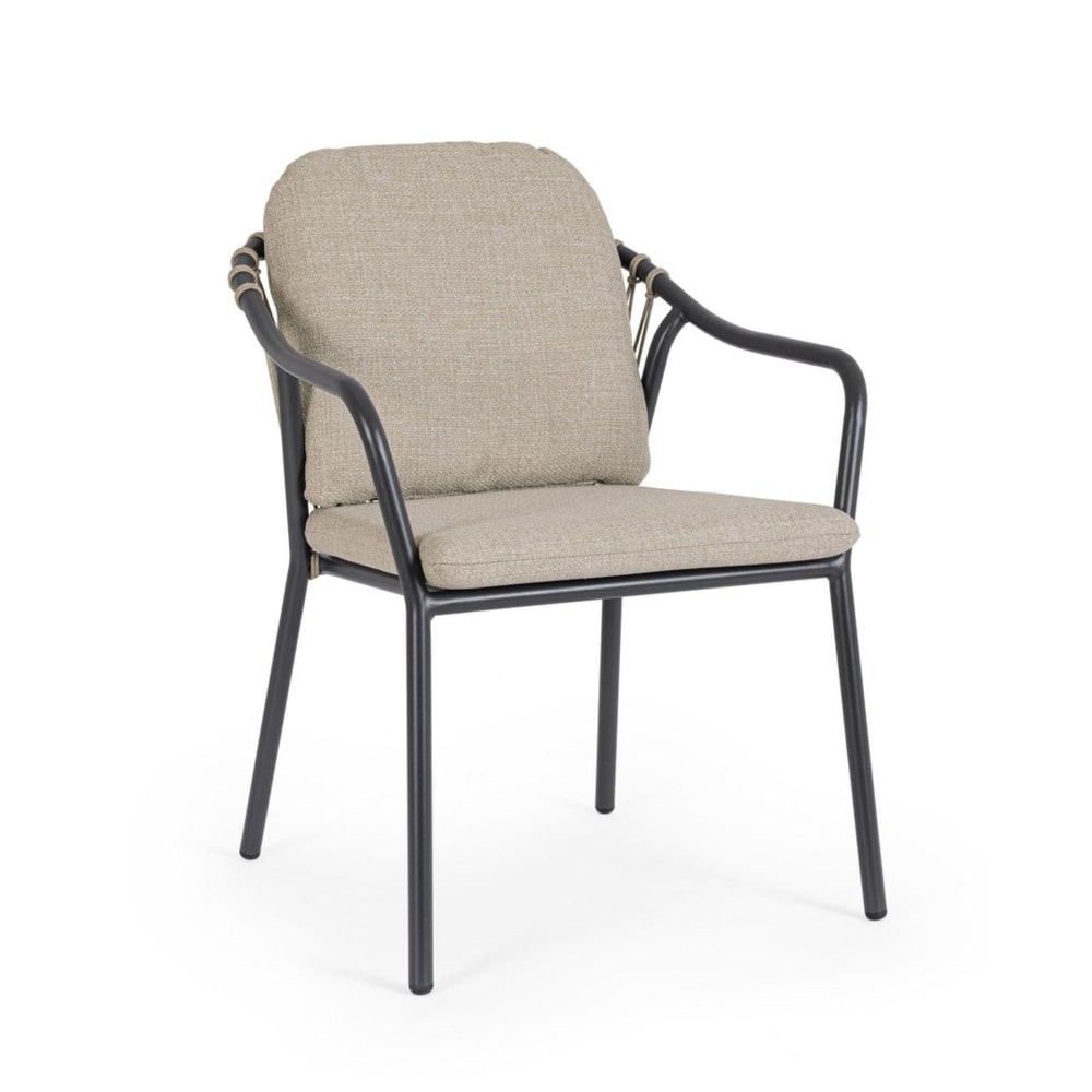 Lot 4 chaises jardin