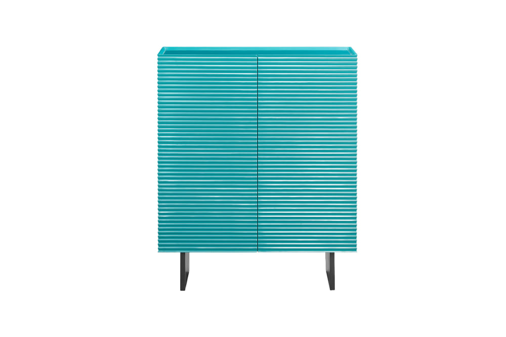 Highboard aus Holz, petrol - Maisons Du Monde