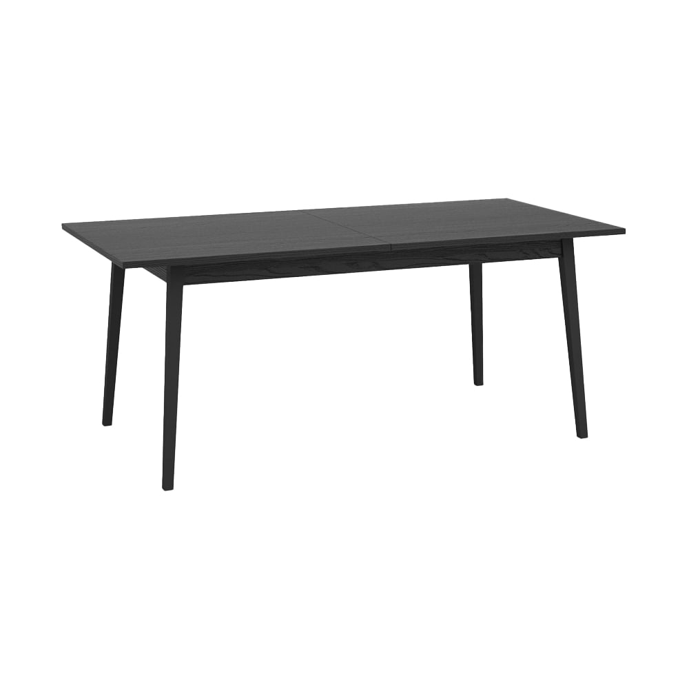 Feldmann-Wohnen Esstisch ausziehbar aus Holz, 160-200x90x75,5cm, anthrazit style modern Grau Spanplatte