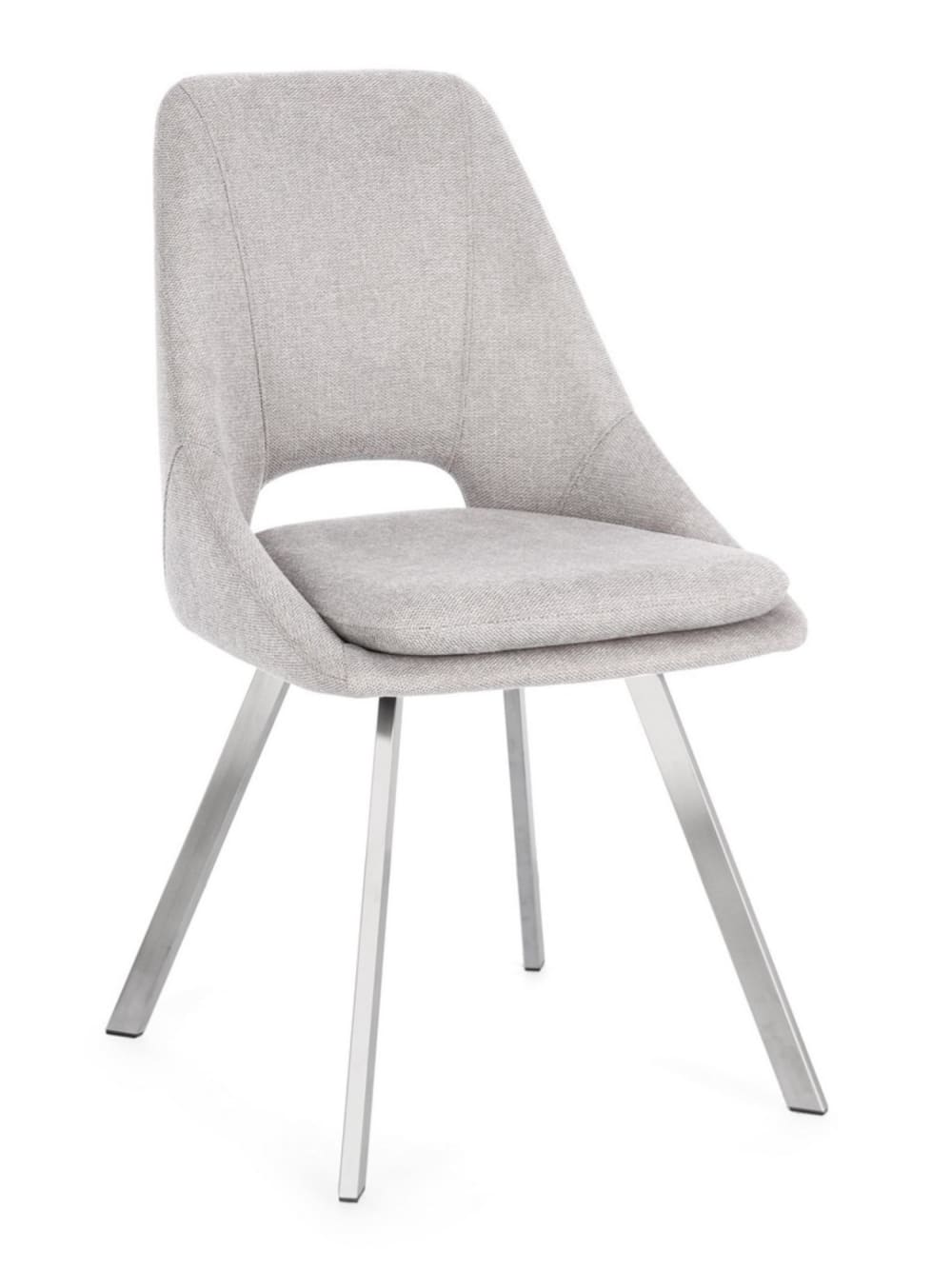 set 4 chaises gris clair