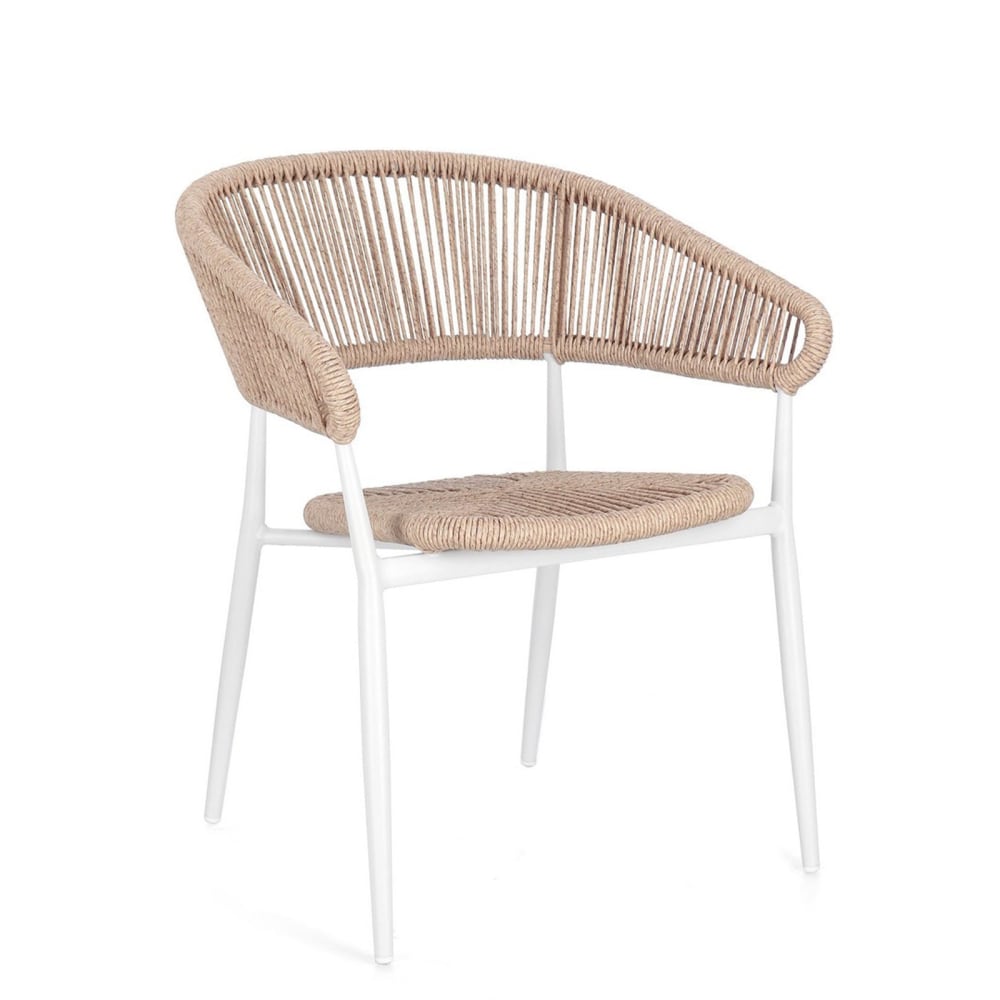 Lot de 6 chaises en aluminium