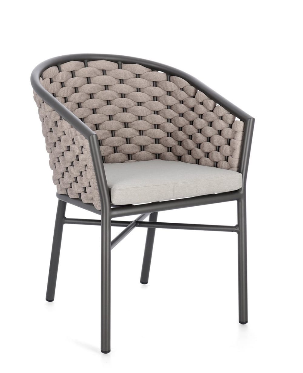 Lot de 2 chaises en aluminium