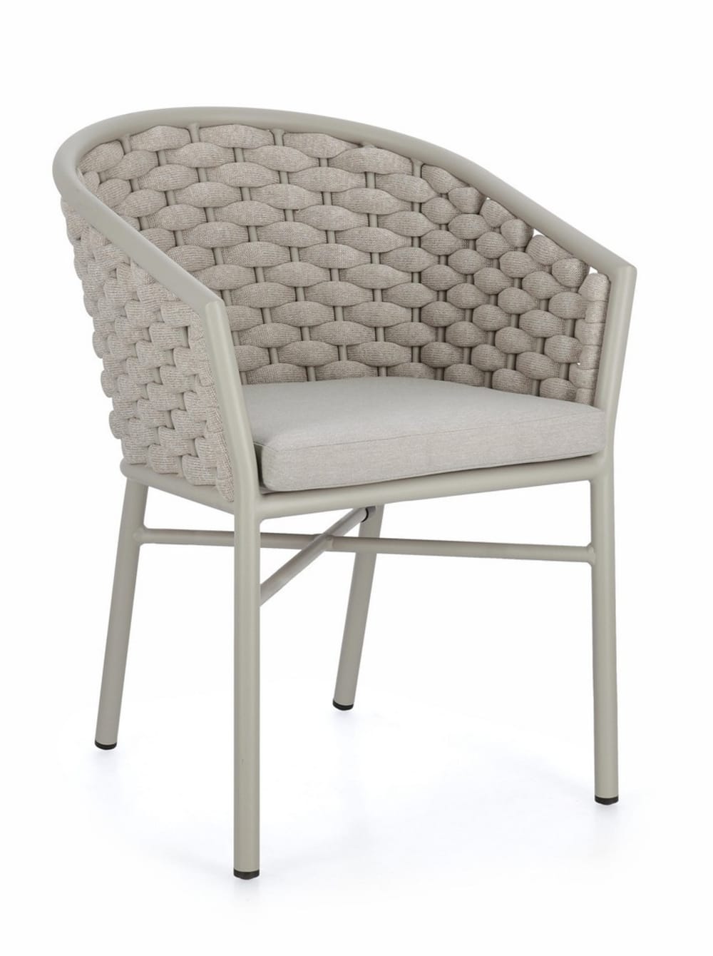 Lot de 4 chaises beiges