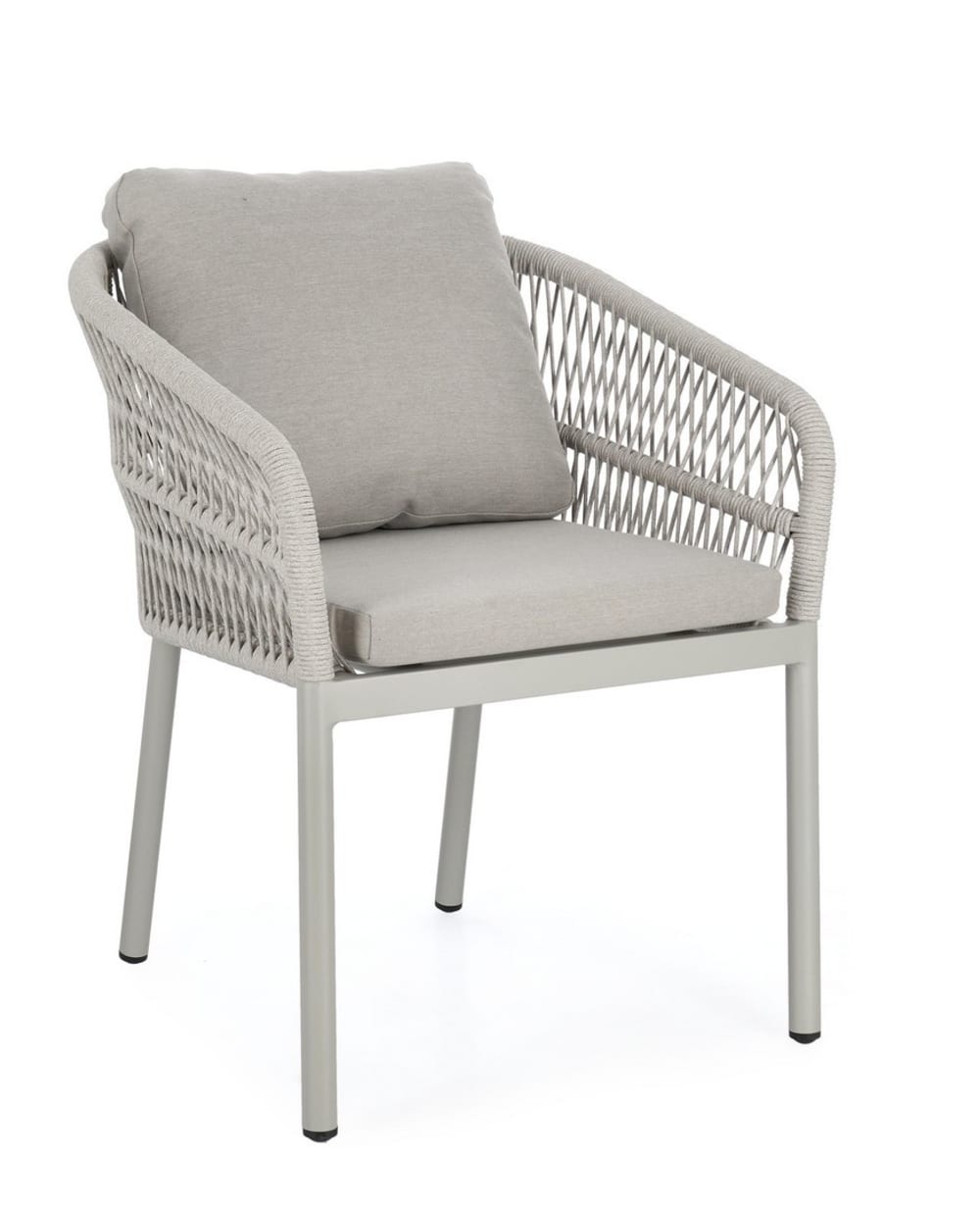 chaise en corde beige