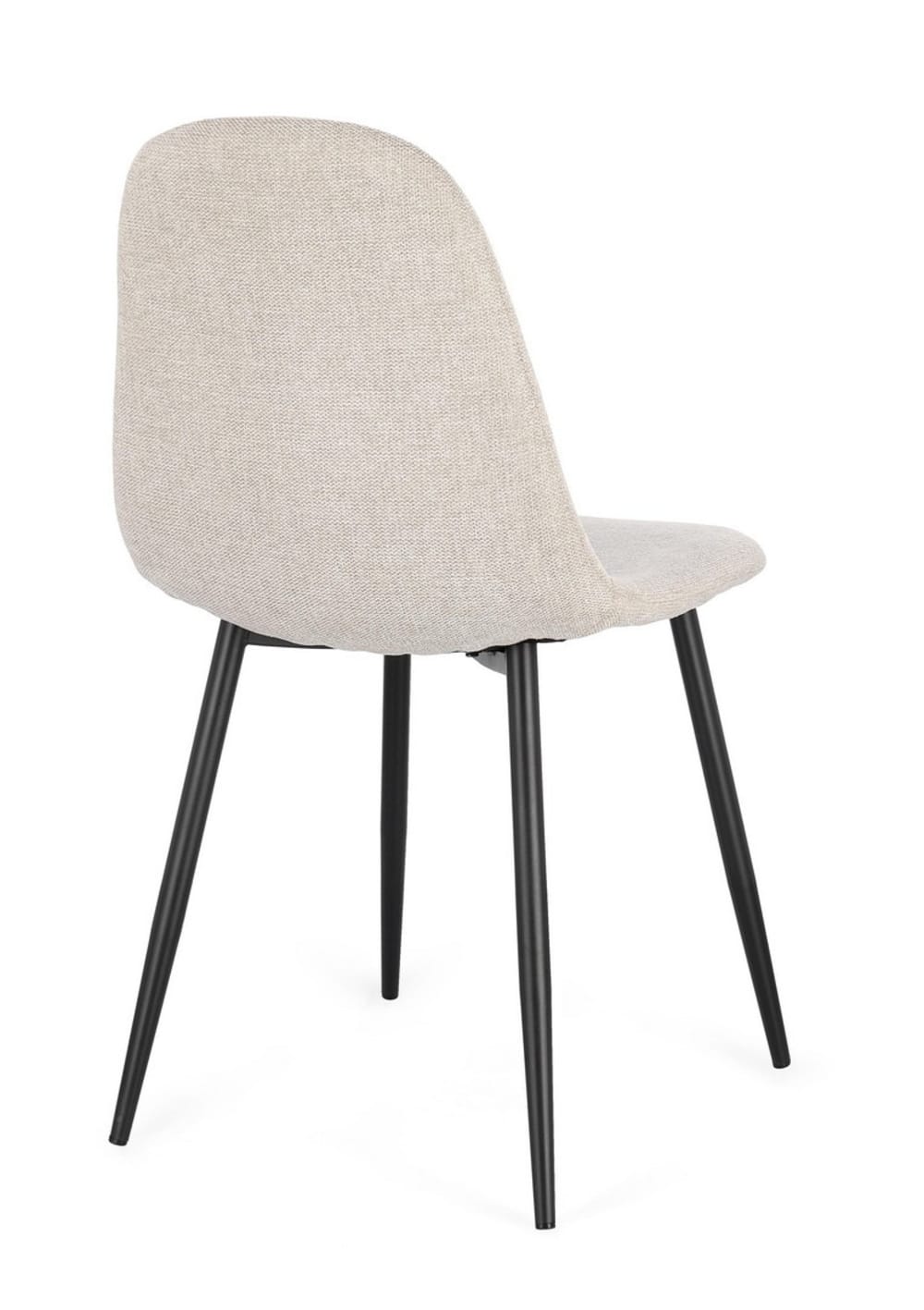 Set 6 Stühle Schwarz/Beige - Maisons Du Monde