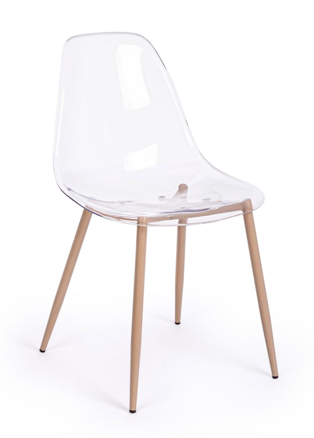 set 4 chaises polycarbonate