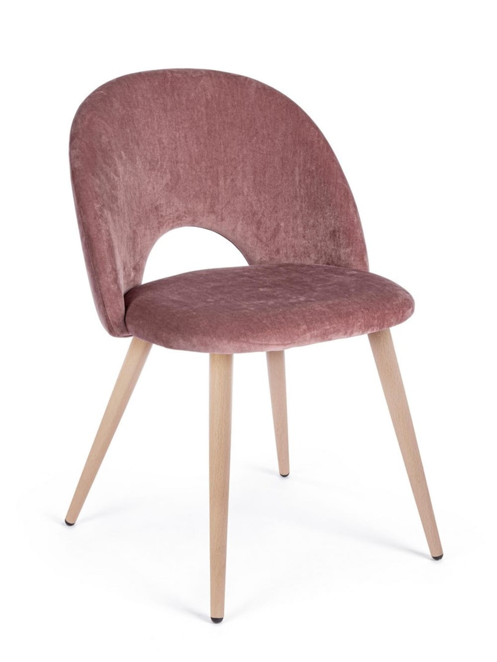 set 4 chaises velours