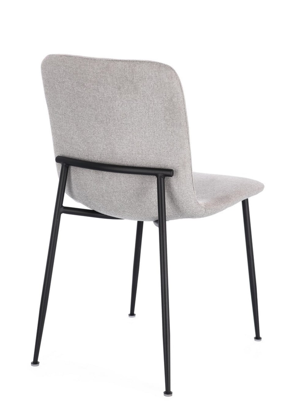Chaise de salle à manger en fibre synthétique, gris clair