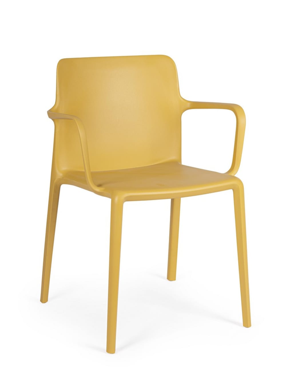 set 2 chaises acier jaunes