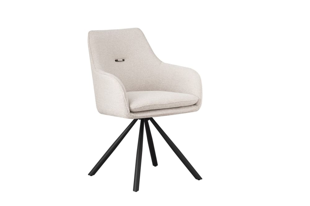 Set 2 chaises pivotantes