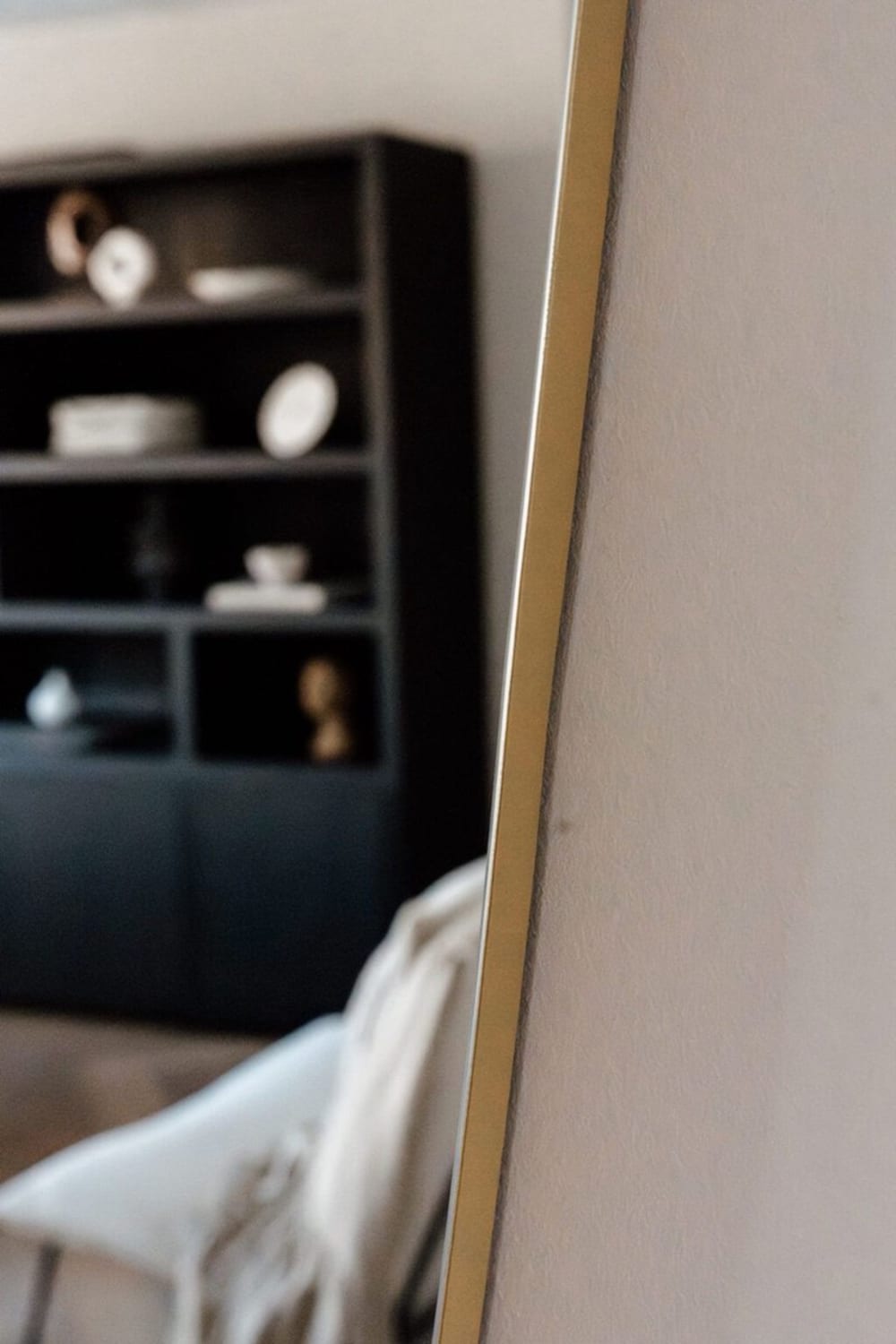 Spiegel Metall 120 x 50 cm, Gold - Maisons Du Monde