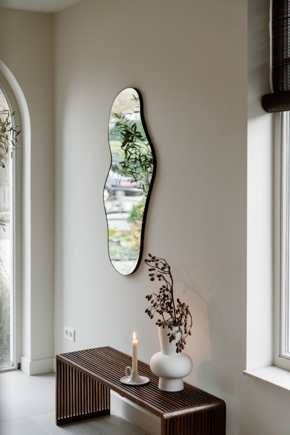 Spiegel Metall 110 x 62 cm, Schwarz - Maisons Du Monde