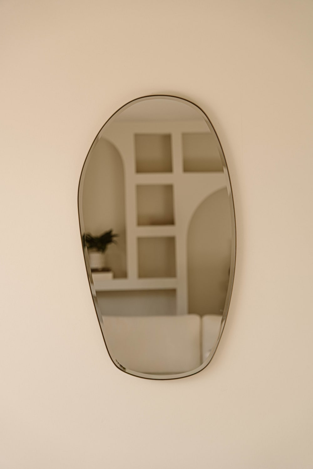 Spiegel Metall 90 x 50 cm, Schwarz - Maisons Du Monde