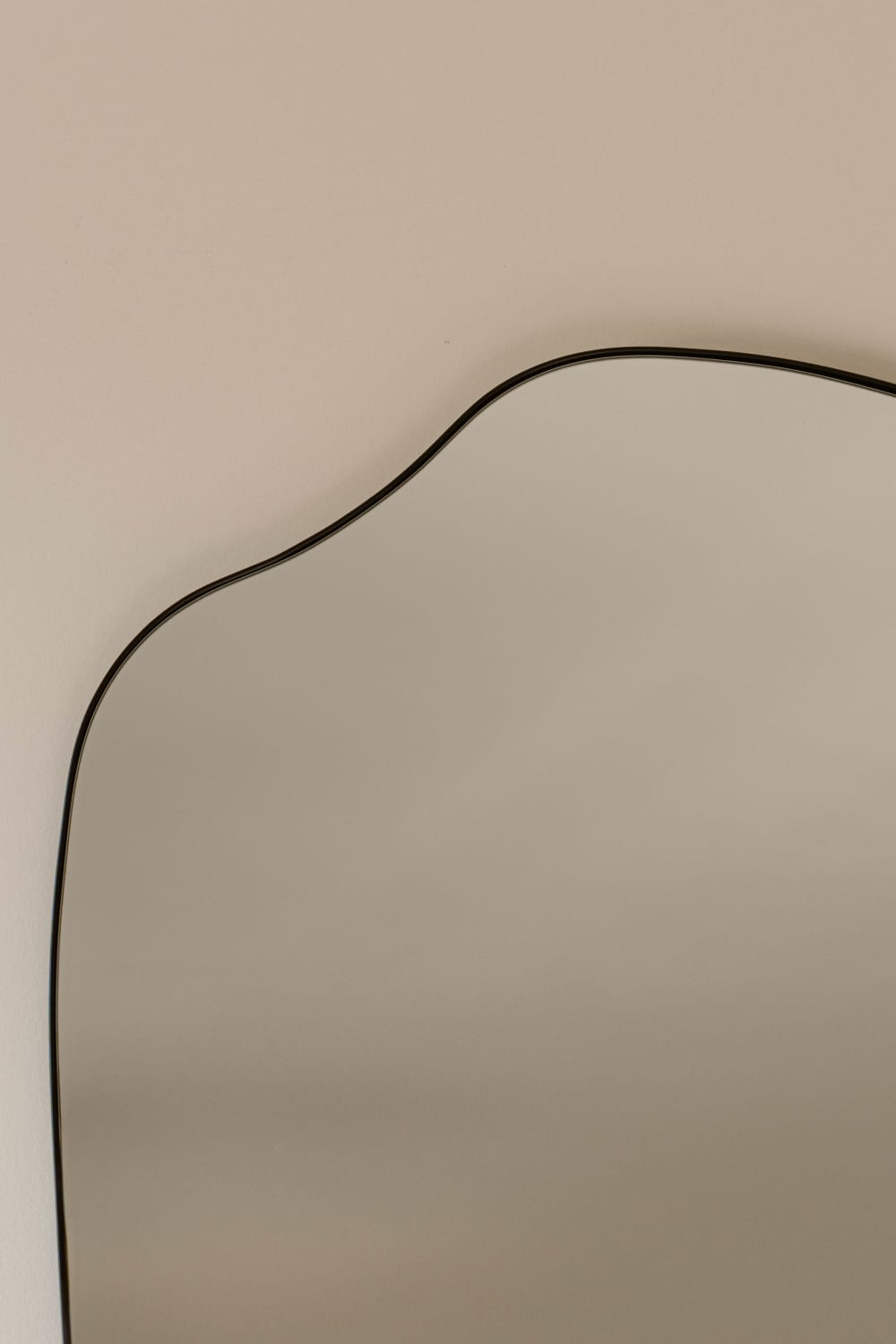 Spiegel Metall 120 x 50 cm, Schwarz - Maisons Du Monde