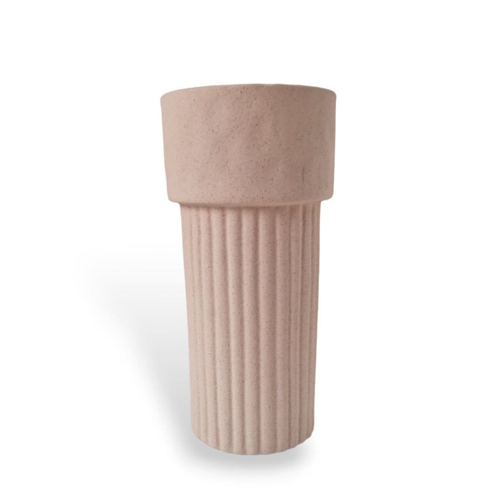 Indore Home Vase Keramik 23 x 11 cm, Rosa Rosa Keramik