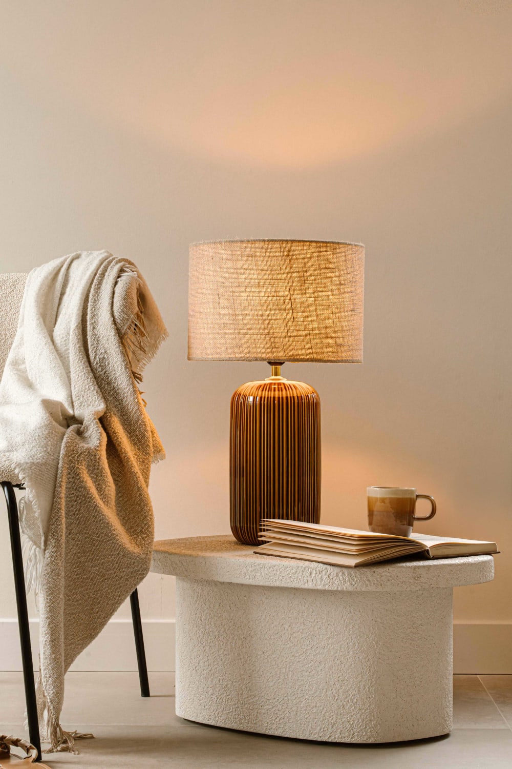 Tischlampe 30 x 52 cm, Braun - Maisons Du Monde