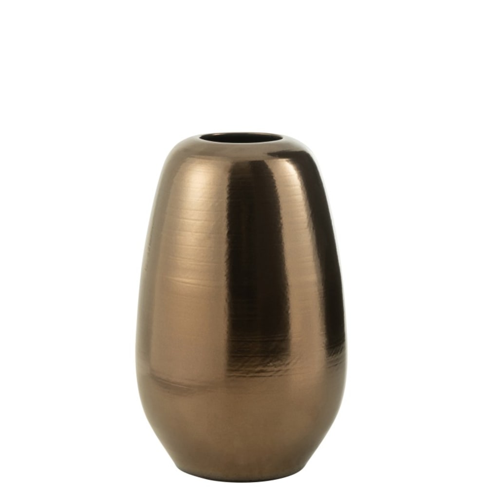 vase en céramique doré