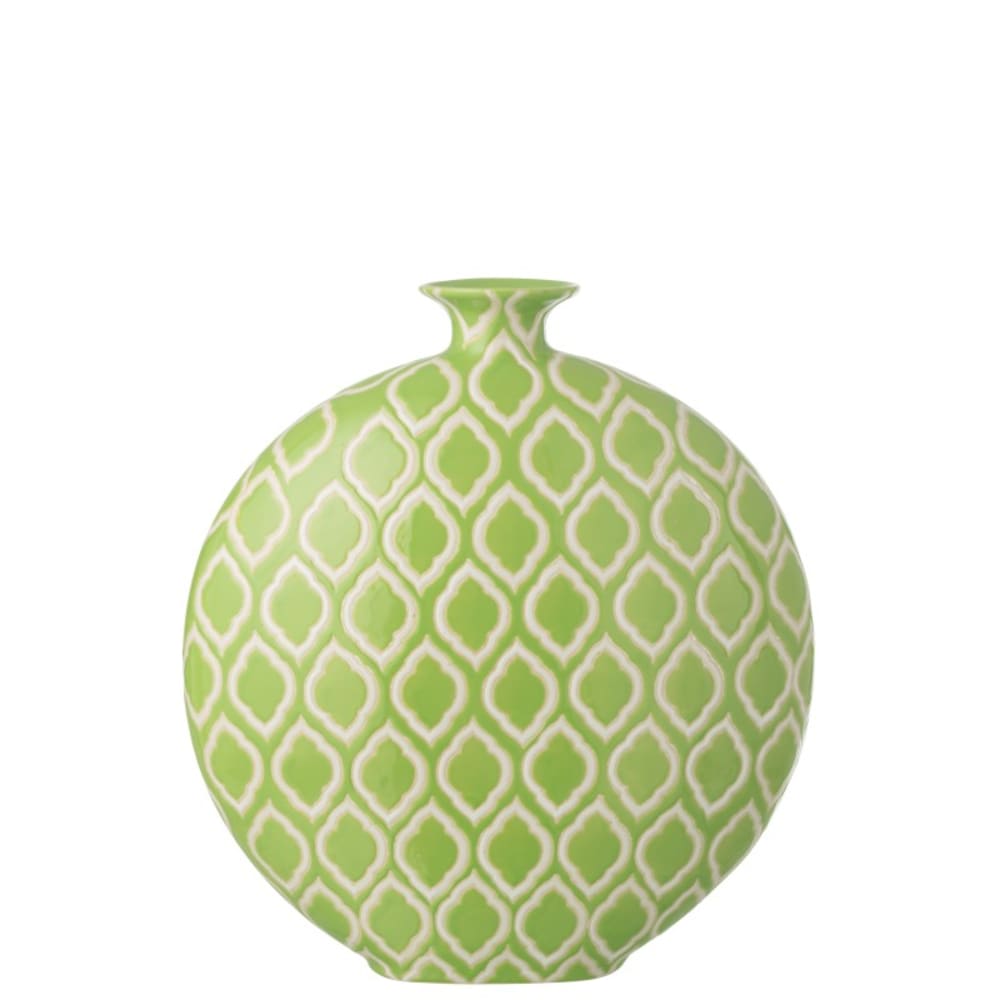 Vase en porcelaine vert