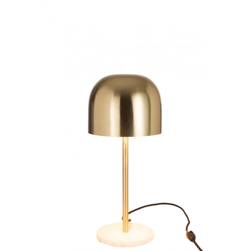 Lampe de table en métal doré 20.5x20.5x49 cm — vue 3