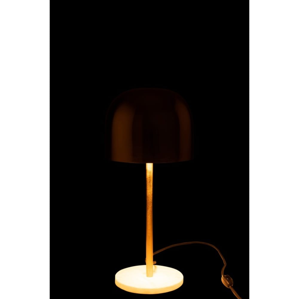 Lampe de table en métal doré 20.5x20.5x49 cm — vue 4