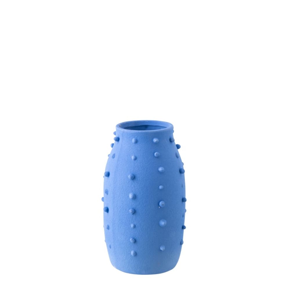 vase en céramique bleu