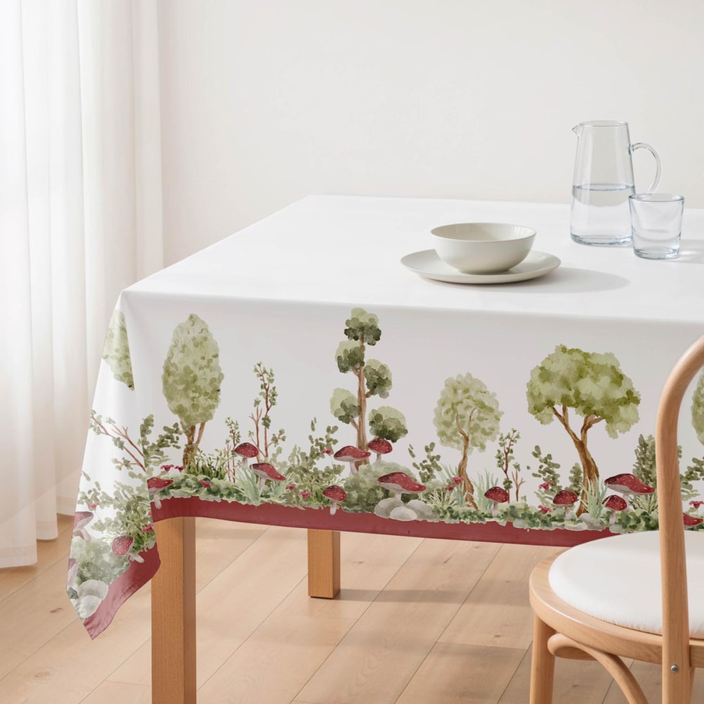 Fleckabweisende Tischdecke Landschaft 140x300 - Maisons Du Monde