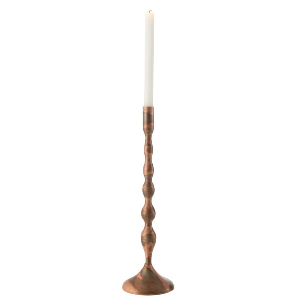Bouteille cylindrique en verre transparent 10xh28cm — vue 3
