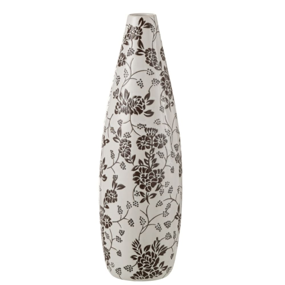 Vase en porcelaine multicouleur