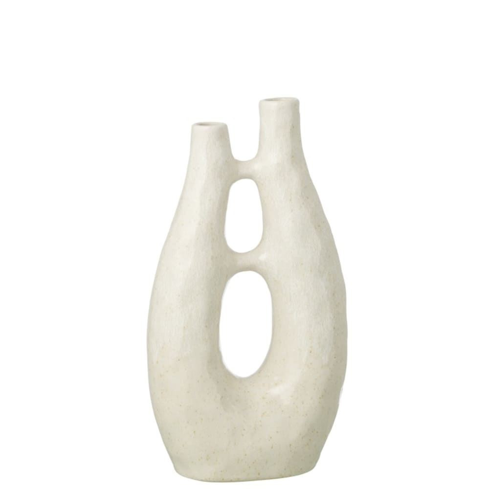 vase en céramique blanc