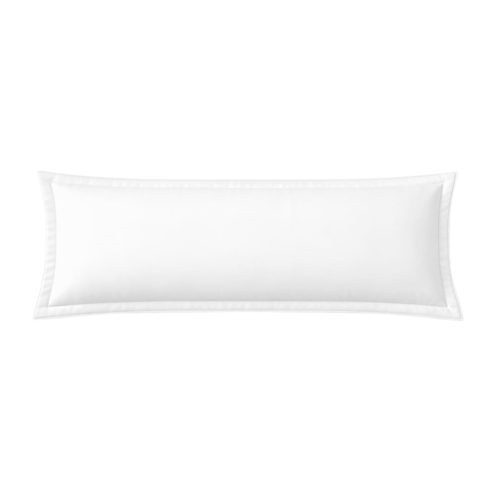 Taie de traversin blanche 90x40cm