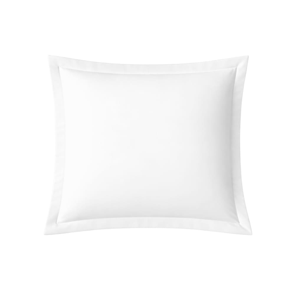 Taie d'oreiller blanche 60x60cm