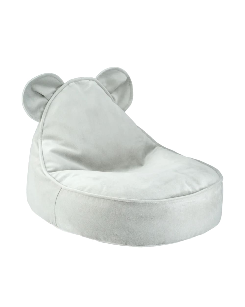 Wigiwama Bären-Sitzsack aus Samt 70 x 60 x 42 cm, Nebelgrün Öko-Tex Zertifikat Pes - Polyester Kinder