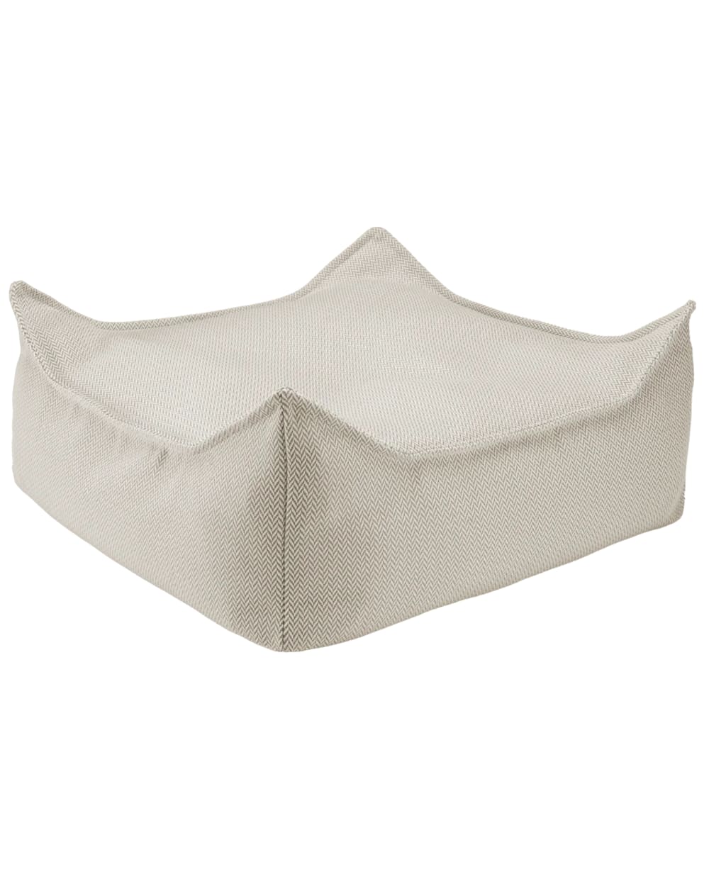 Pouf carré en oléfine